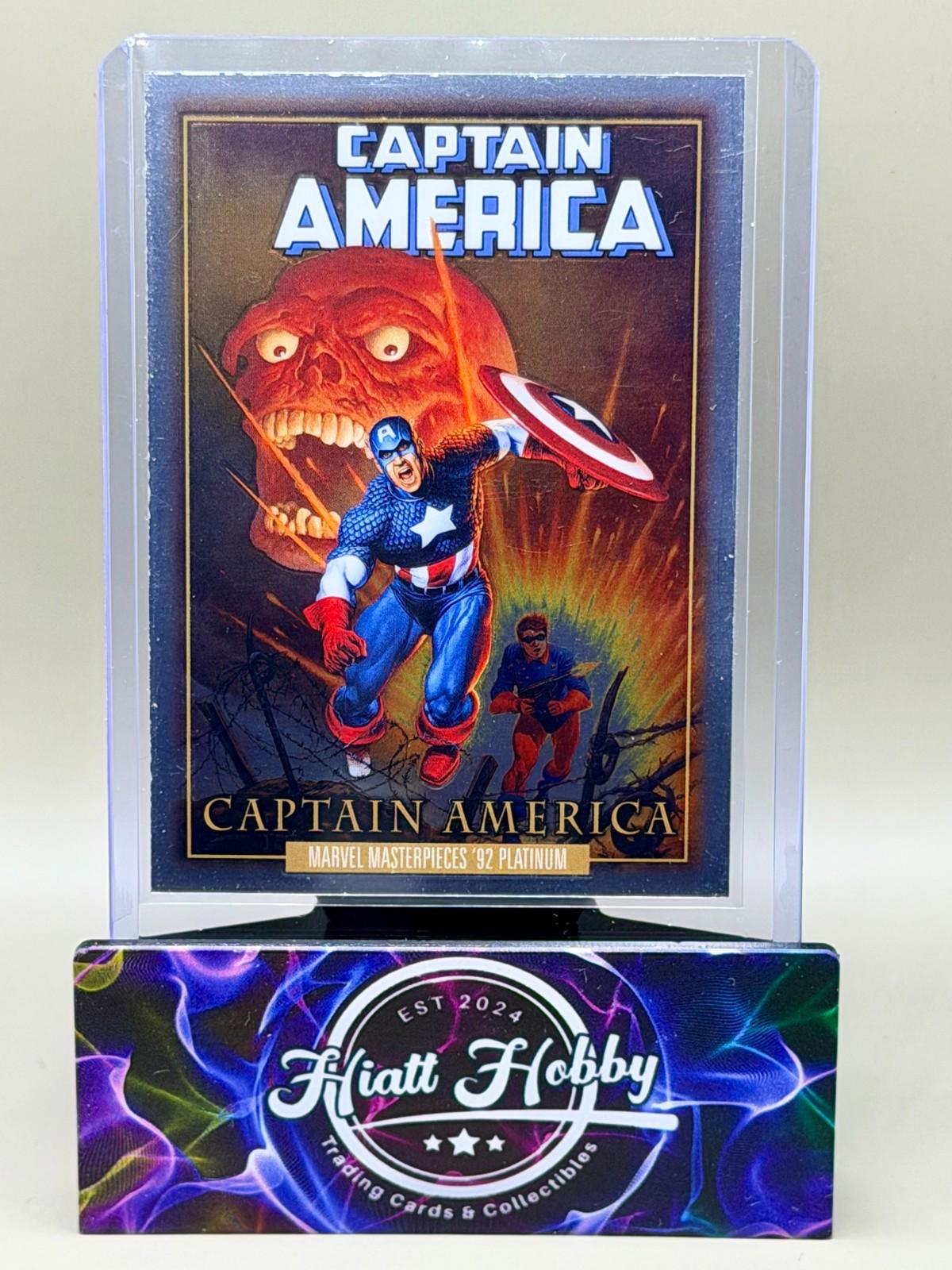 2024 Skybox Marvel Masterpieces '92 Platinum Captain America - Fantastic Covers