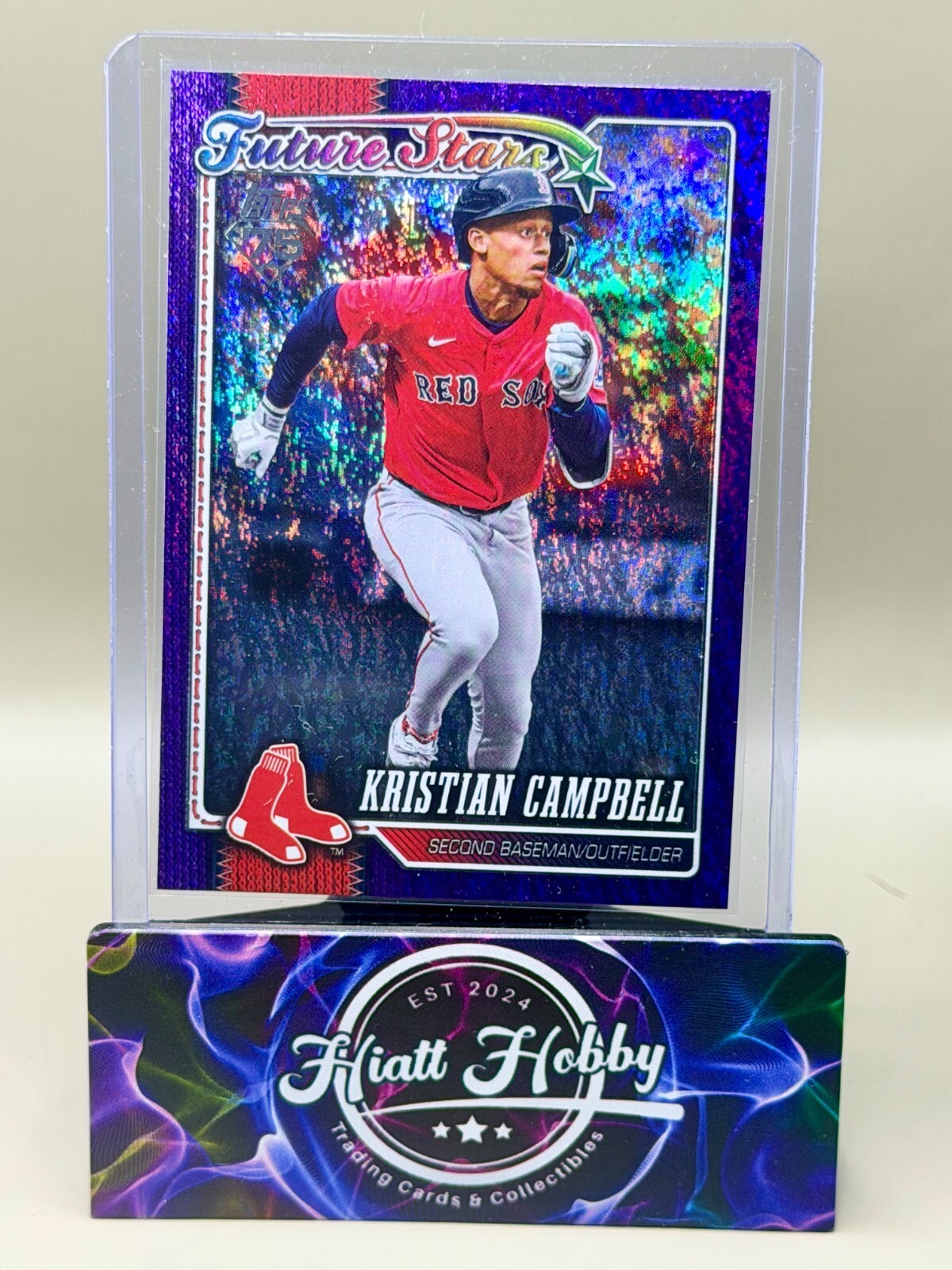 2026 Topps Series 1 - #125 Kristian Campbell - Purple Holofoil /250