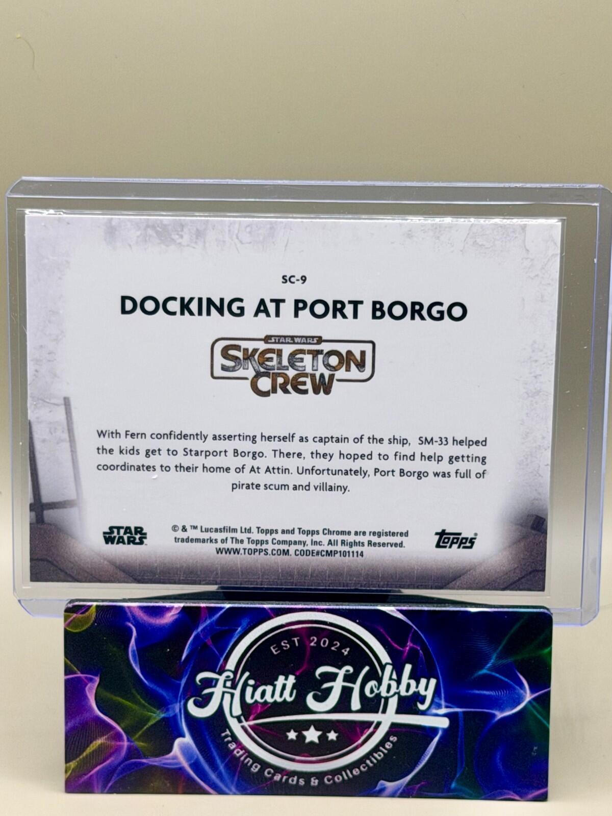 2025 Topps Chrome Star Wars - #SC-9 Docking at Port Borgo - Skeleton Crew