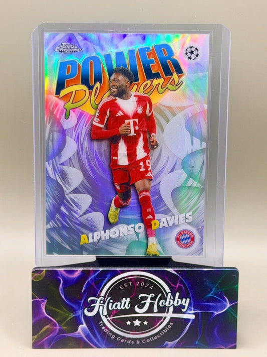 2025-26 Topps Chrome UEFA Soccer - #PP-19 Alphonso Davies - Power Players