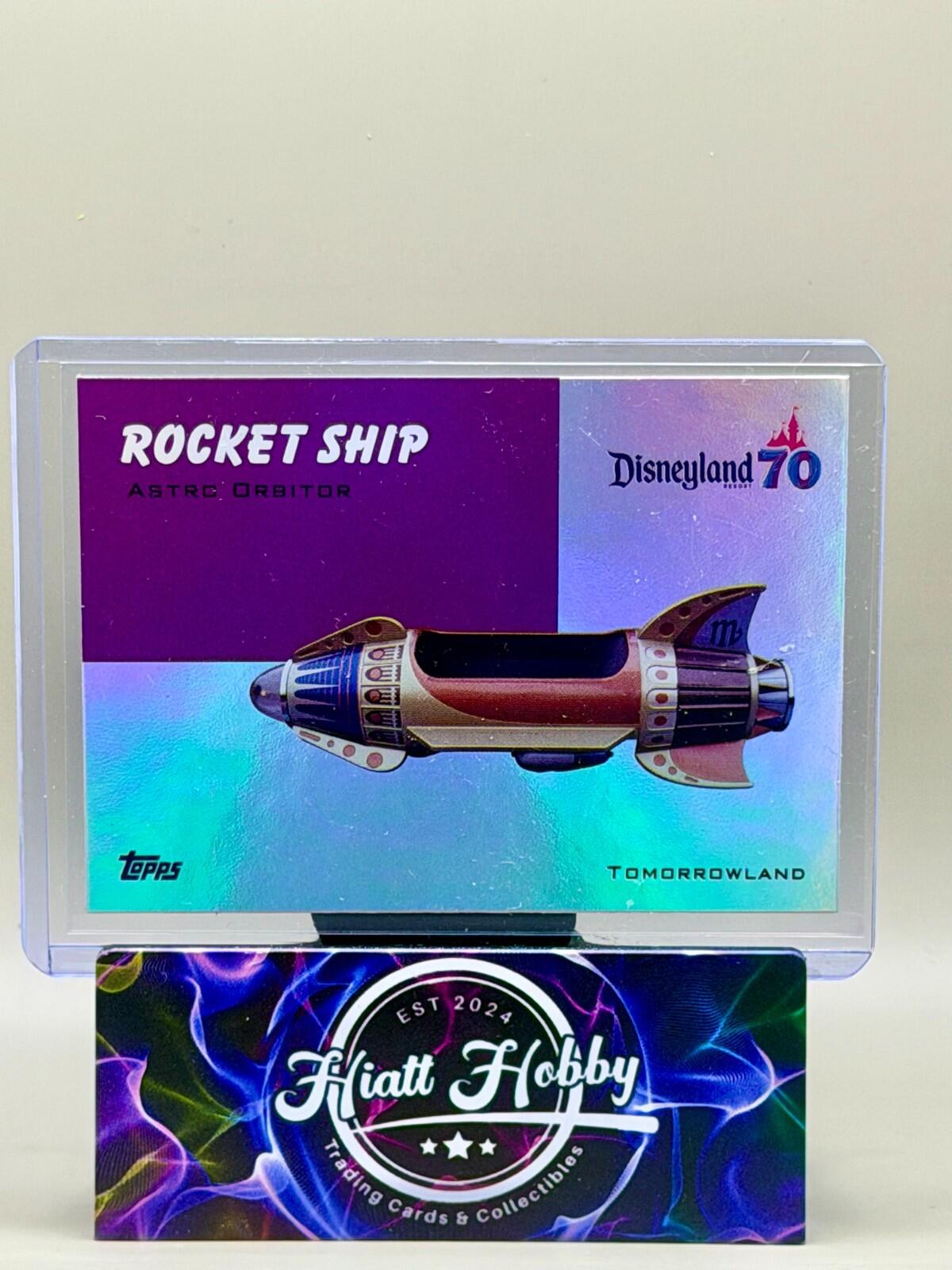 2025 Topps Disneyland 70th - #T54-12 - Astro Orbitor - Rainbow Foil