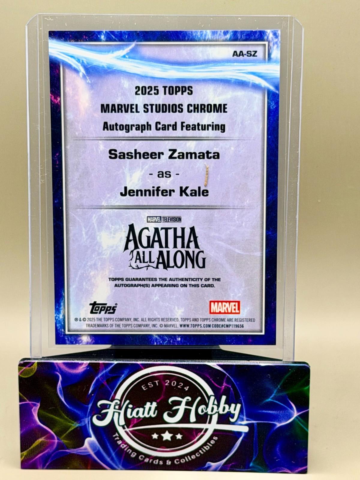 2025 Topps Chrome Marvel Studios - Jennifer Kale #AA-SZ - Refractor Auto