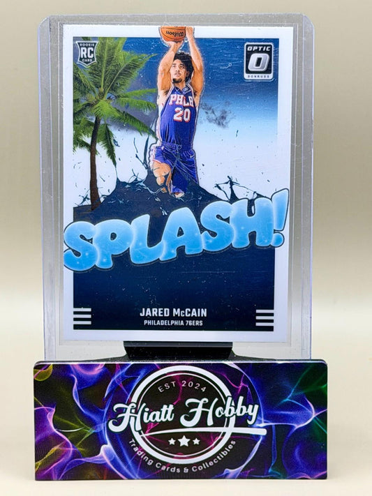 2024-25 Panini Donruss Optic - Jared McCain #3 - Splash (RC)