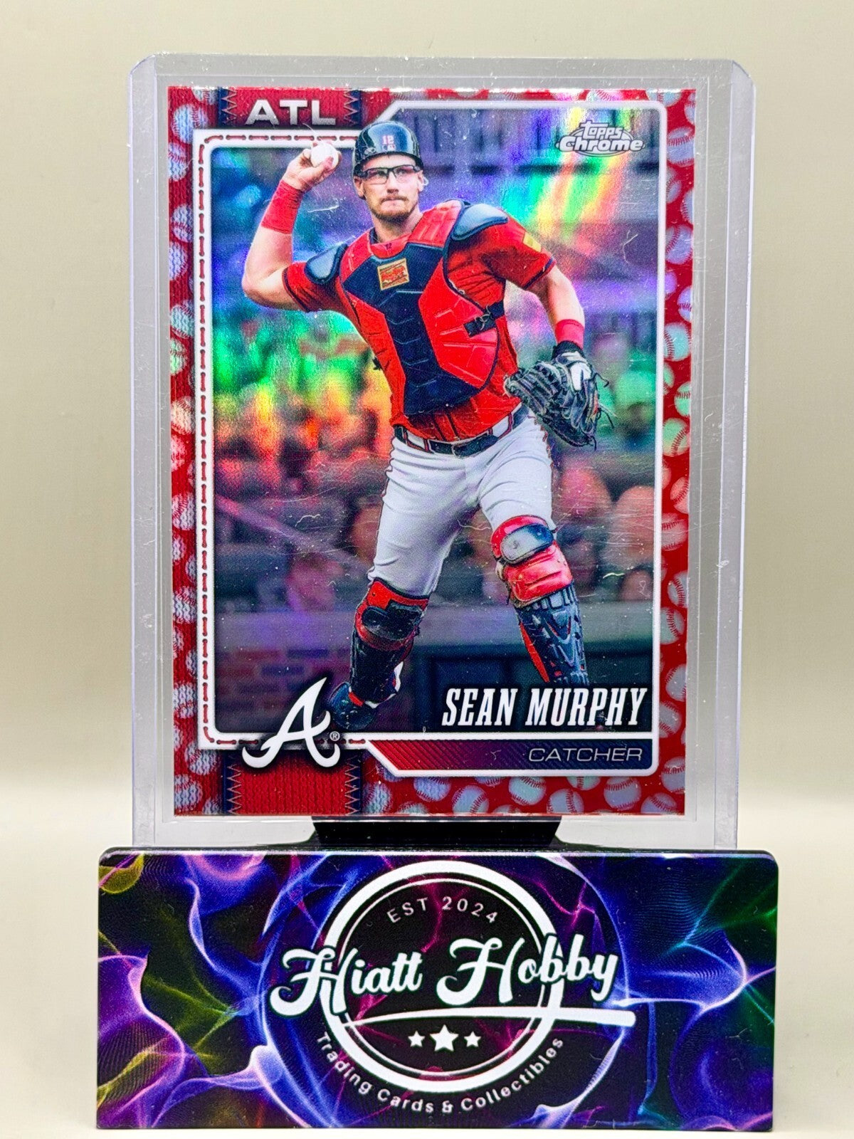2026 Topps Chrome - #212 Sean Murphy - Baseball Seams Refractor