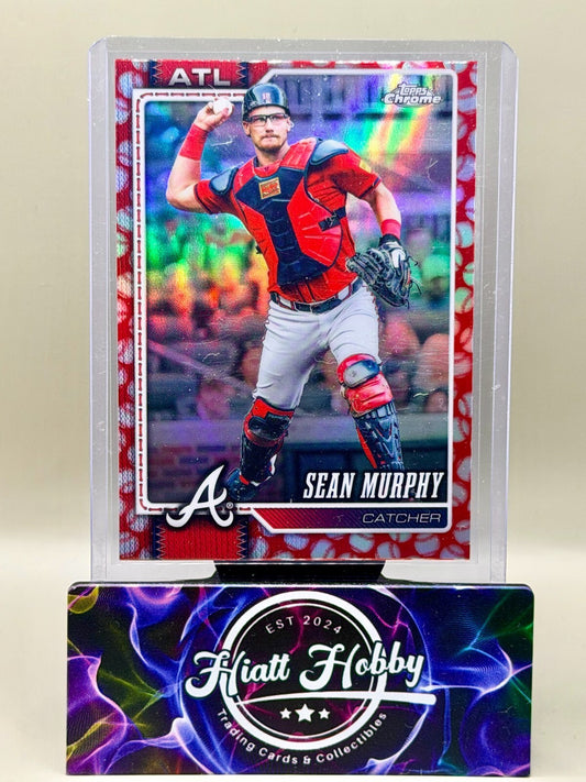 2026 Topps Chrome - #212 Sean Murphy - Baseball Seams Refractor