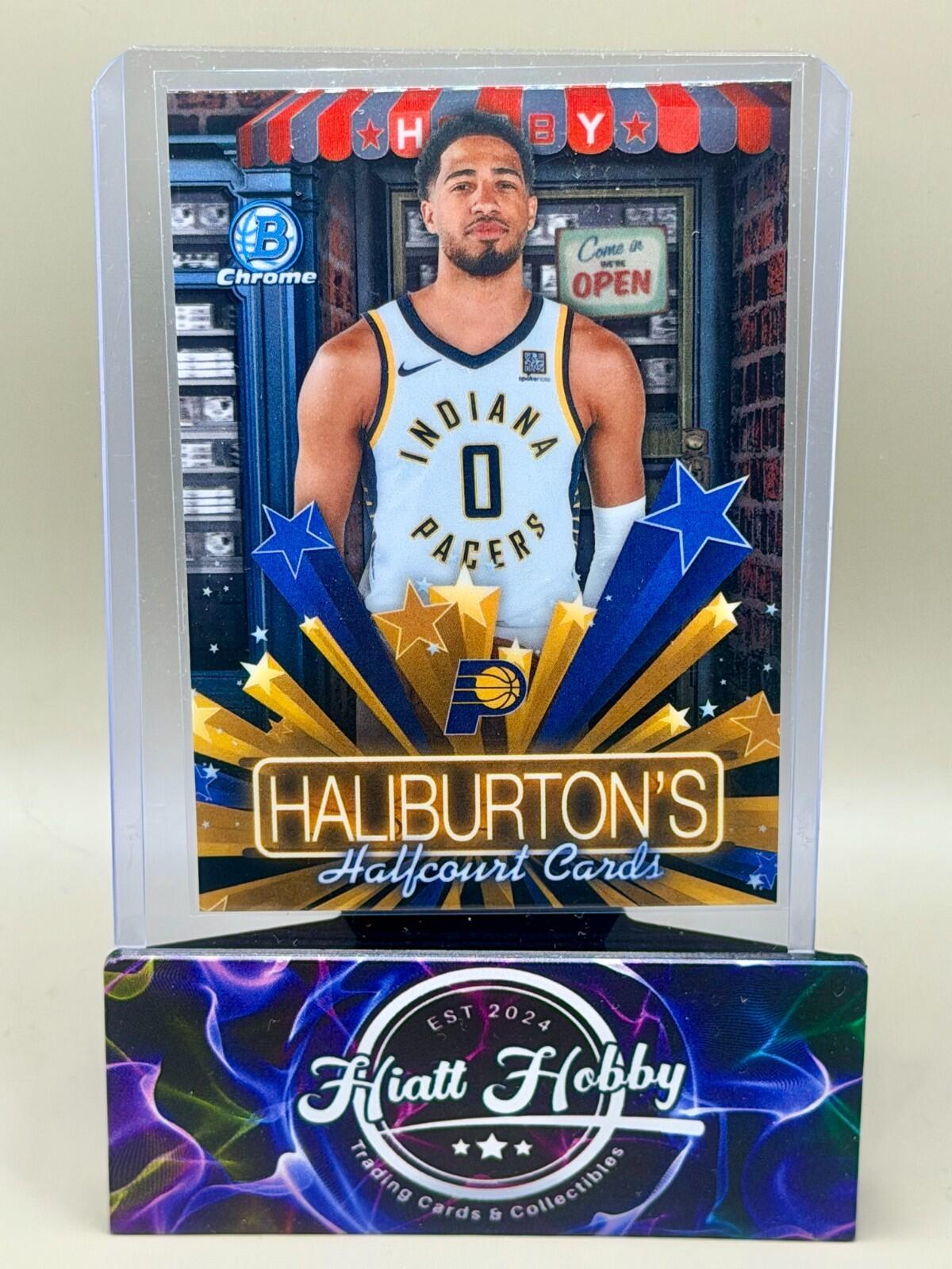 2025-26 Bowman Chrome Basketball - #HS-6 Tyrese Haliburton - Hobby Stars