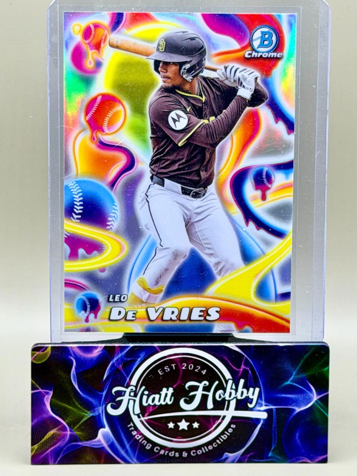 2025 Bowman Chrome - Leo De Vries #MM-8 - Melt Mashers (RC)