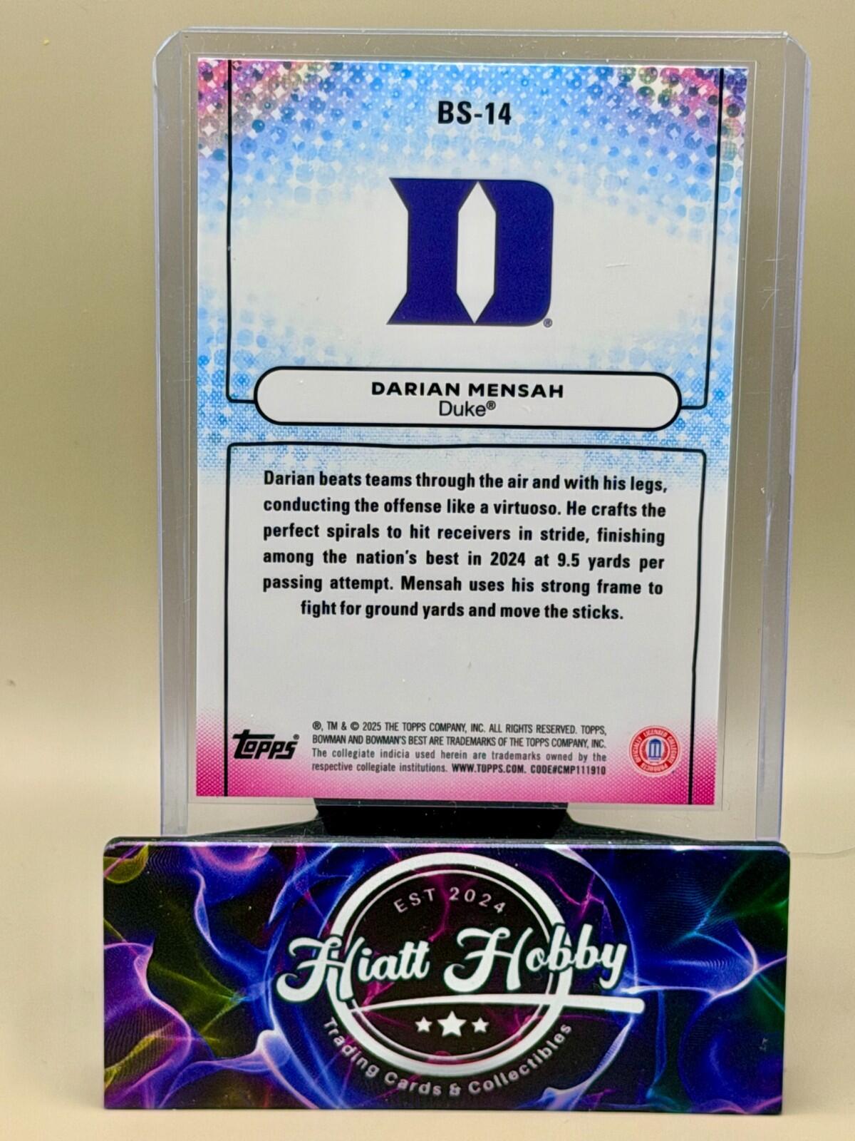 2025 Bowman's Best University Inserts  - Complete your set.  Combined Shipping