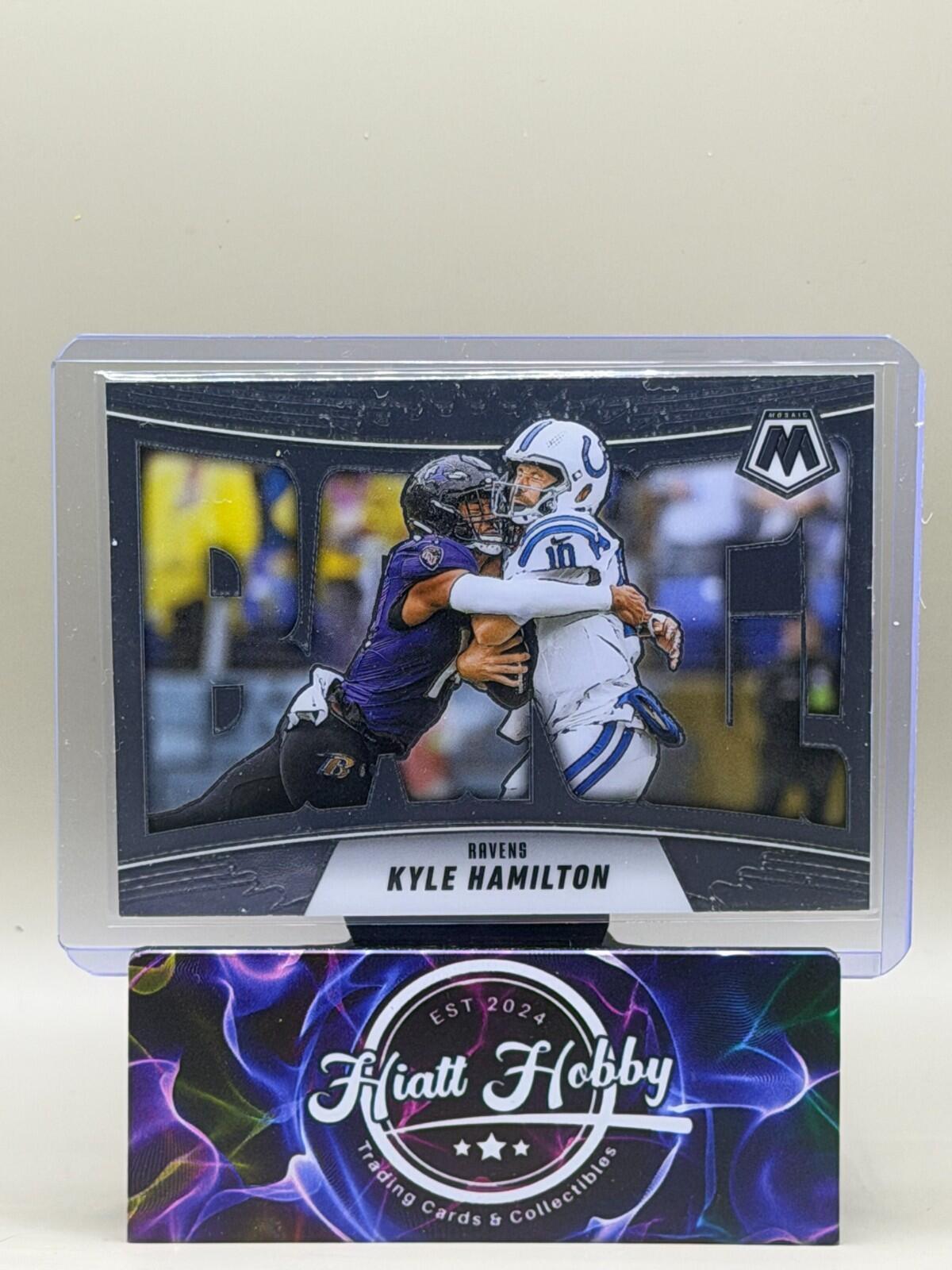 2025 Panini Mosaic Football - #10 Kyle Hamilton - Bang