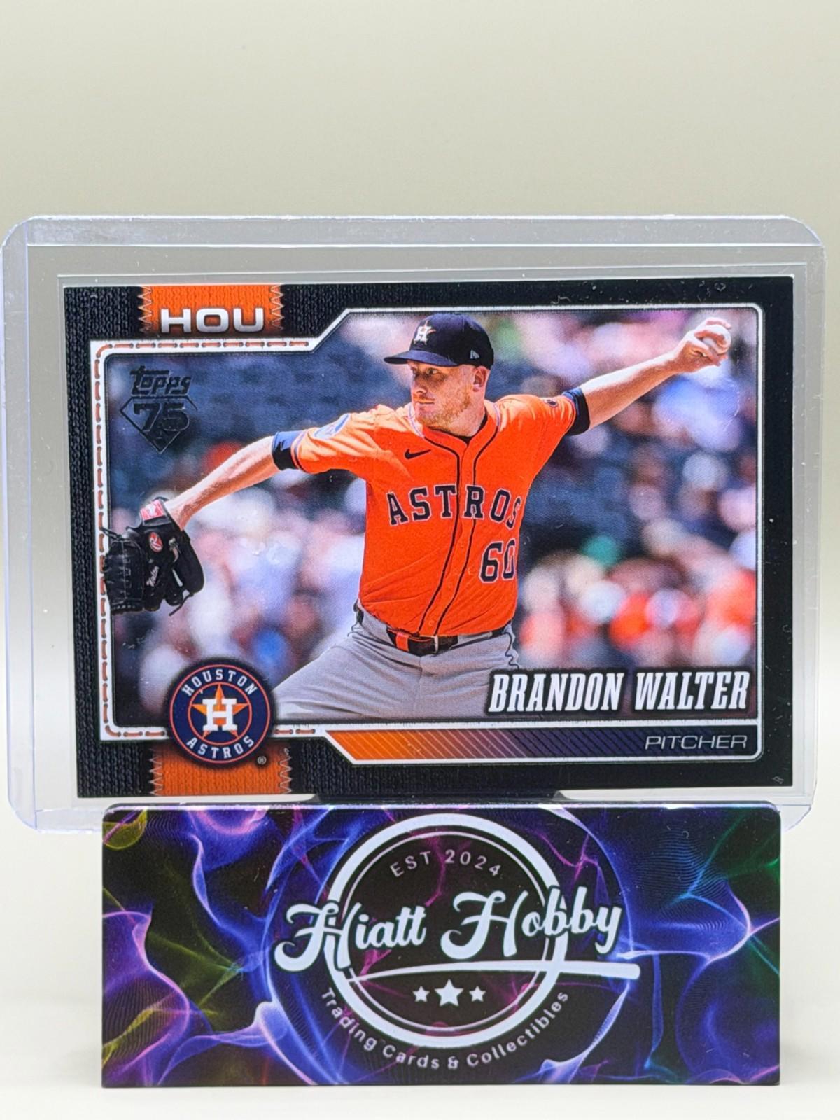 2026 Topps Series 1 #227 Brandon Walter - Black Border /75