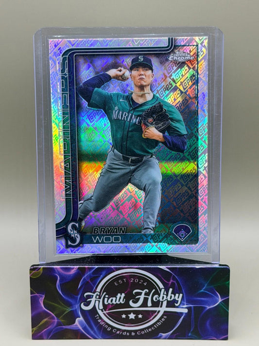 2025 Topps Chrome Update - Bryan Woo #USC16 - Fanatics Logo Refractor