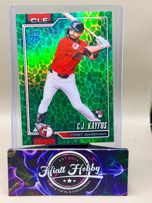 2026 Topps Series 1 - #35 CJ Kayfus - Holiday Easter Egg (RC)