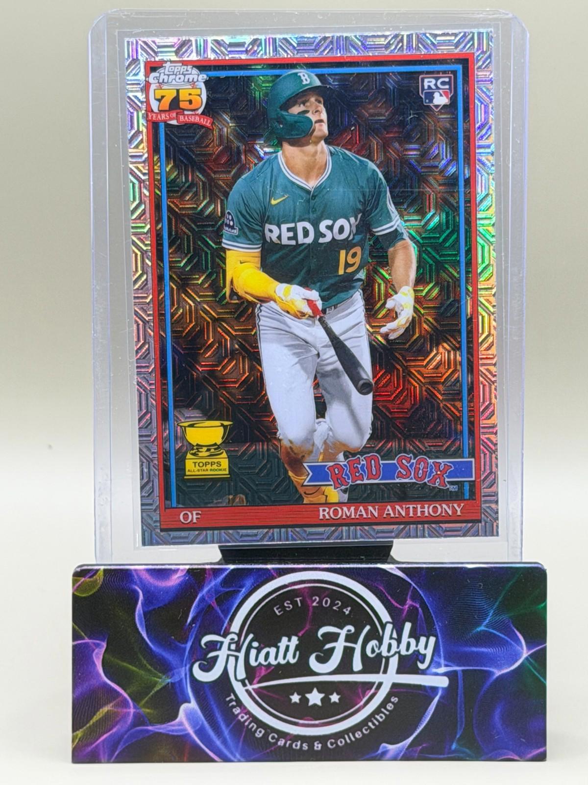 2026 Topps Series 1 #91C-60 Roman Anthony - 35th Anniversary Chrome Mojo (RC)