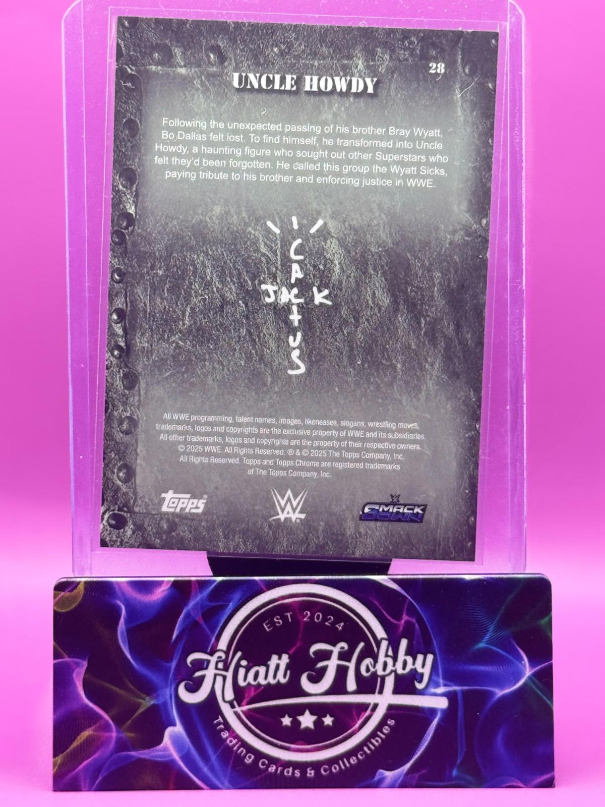 2025 Topps Chrome Cactus Jack WWE - Uncle Howdy #28