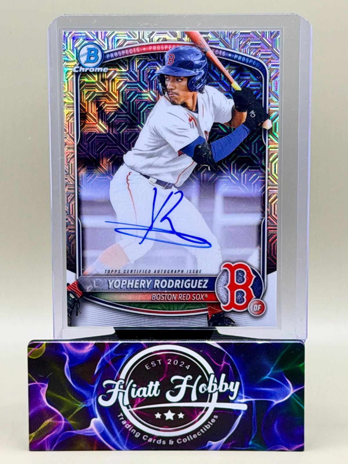 2025 Bowman Chrome - Yophery Rodriguez #BMA-YR - Mojo Auto (RC, AU)