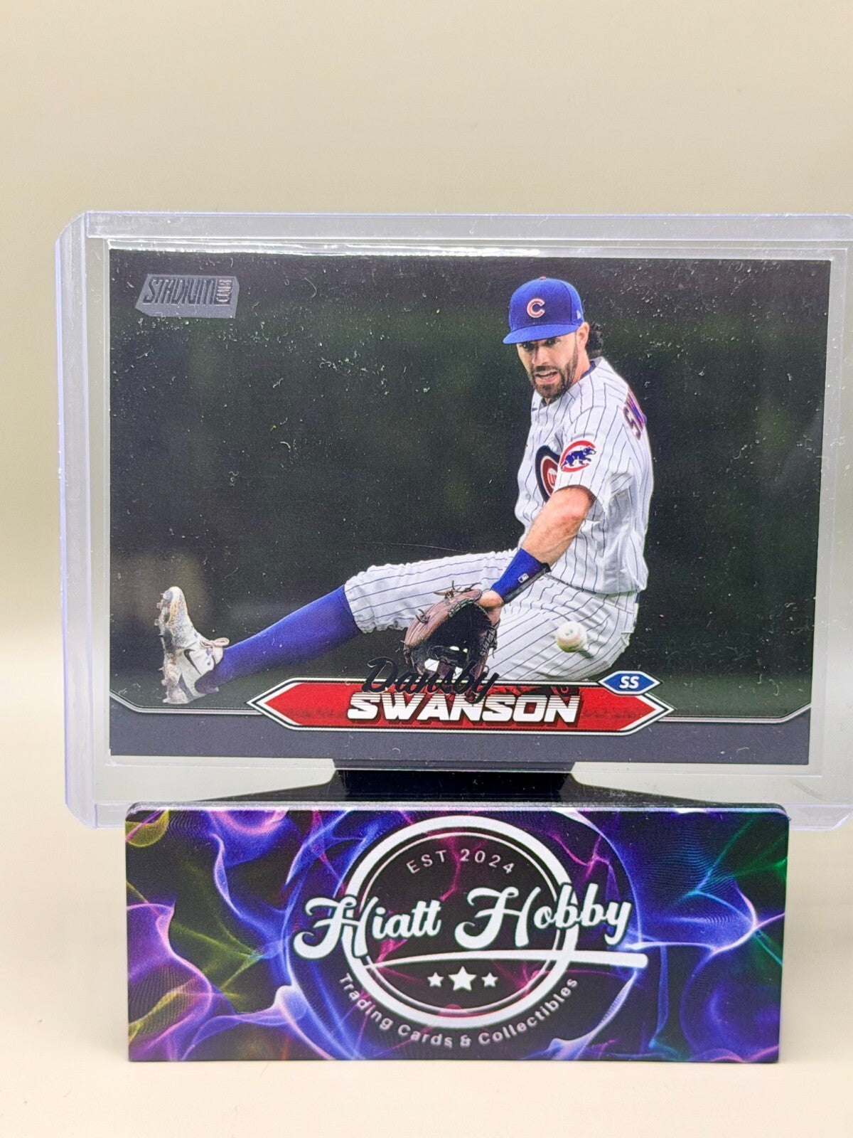 2024 Topps Stadium Club - #11 Dansby Swanson - Black Foil
