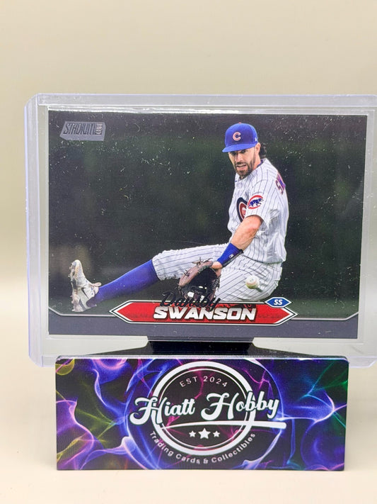 2024 Topps Stadium Club - #11 Dansby Swanson - Black Foil