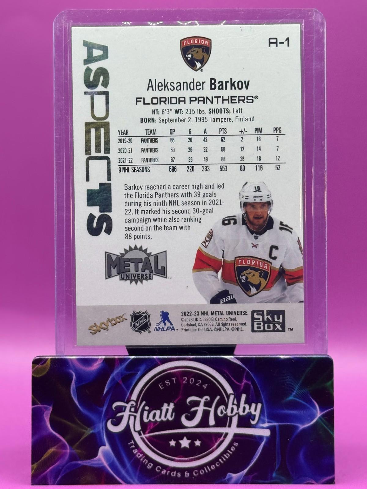 2022-23 Skybox Metal Universe - Aspects Aleksander Barkov #A-1