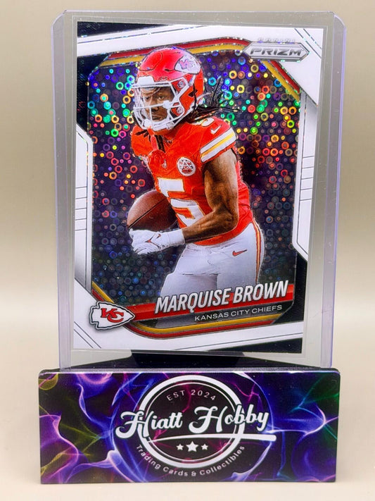 2025 Panini Prizm Football - #287 Marquise Brown - White Disco Prizm