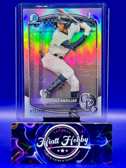 2025 Bowman Chrome -  Ashly Andujar #BCP-20 - Refractor /499 (RC)