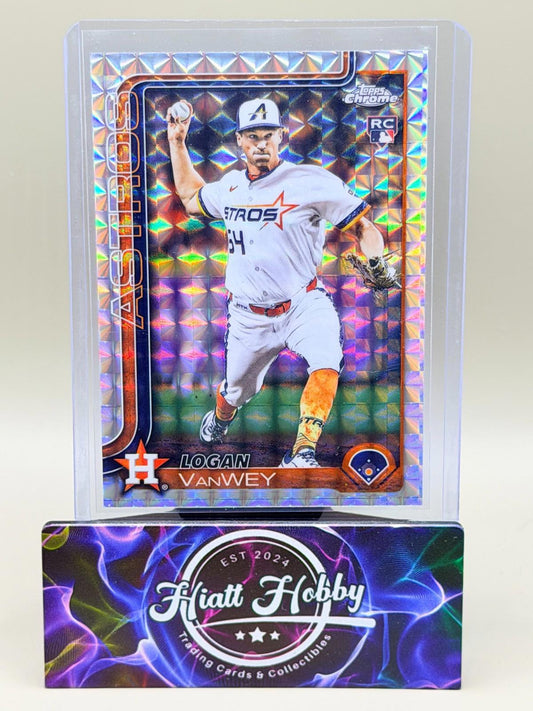 2025 Topps Chrome Update - Logan VanWey #USC-141 - Geometric Refractor (RC)