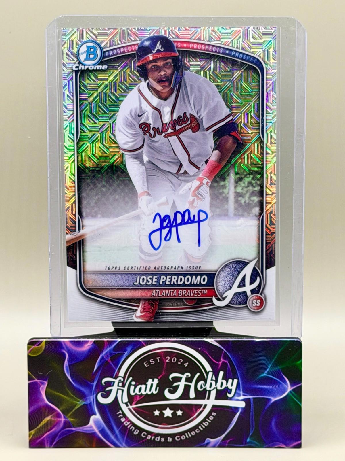2025 Bowman Chrome - Jose Perdomo #BMA-JP - Mojo Auto (RC, AU)