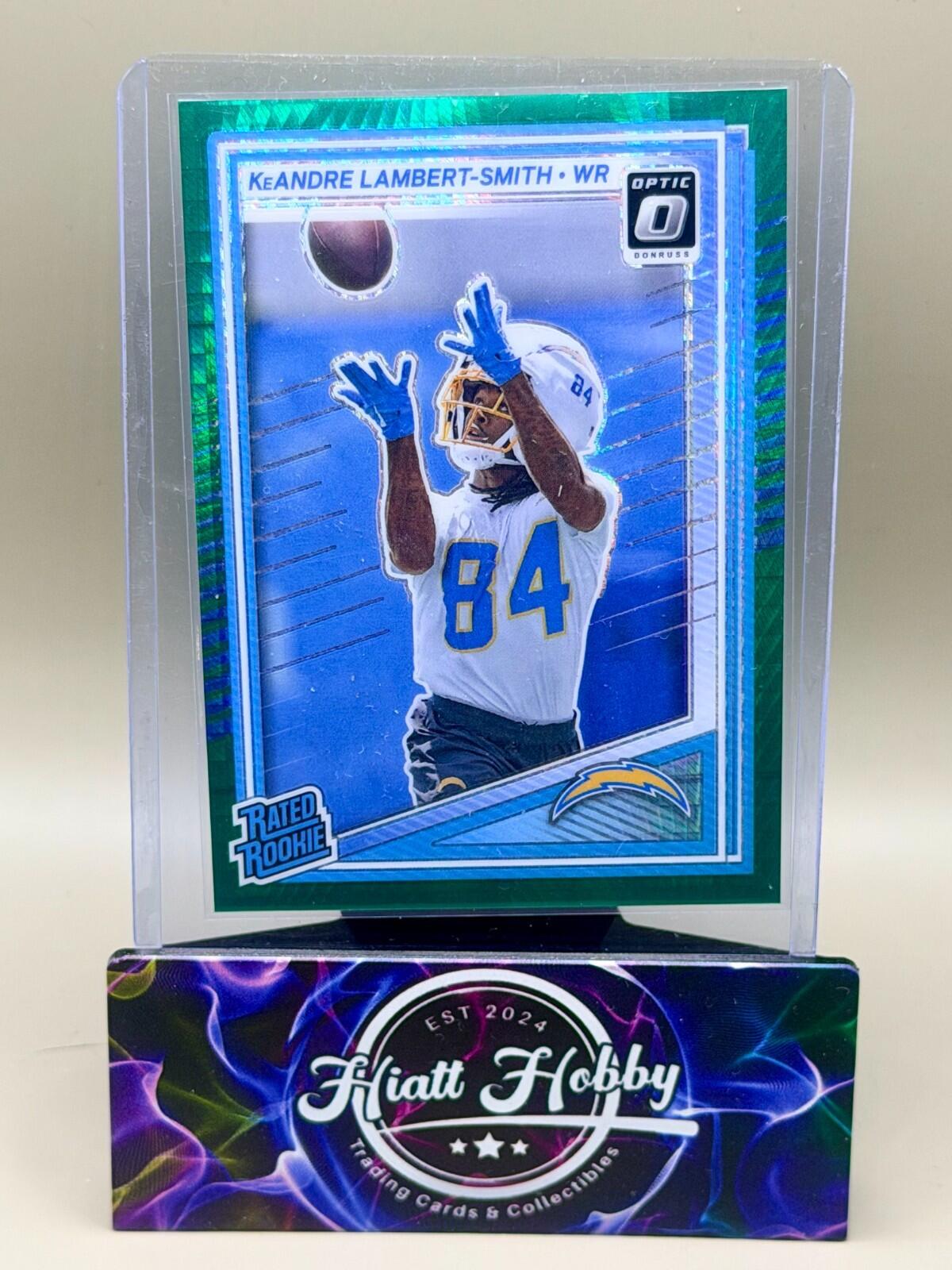 2025 Panini Donruss Optic - #271 KeAndre Lambert-Smith - Green Hyper (RC)