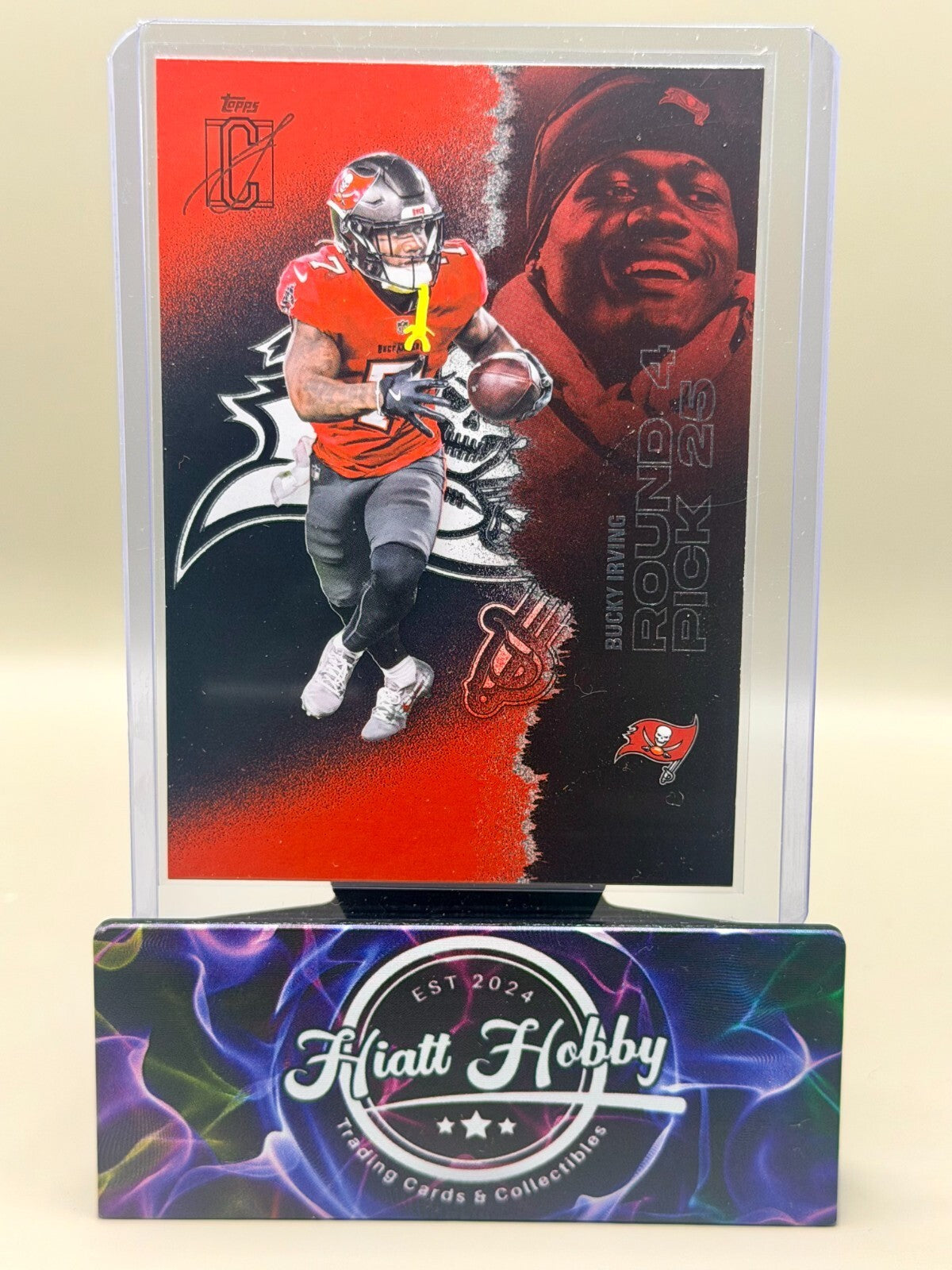 2025 Topps Signature Class Football - #52 Bucky Irving - Red Black