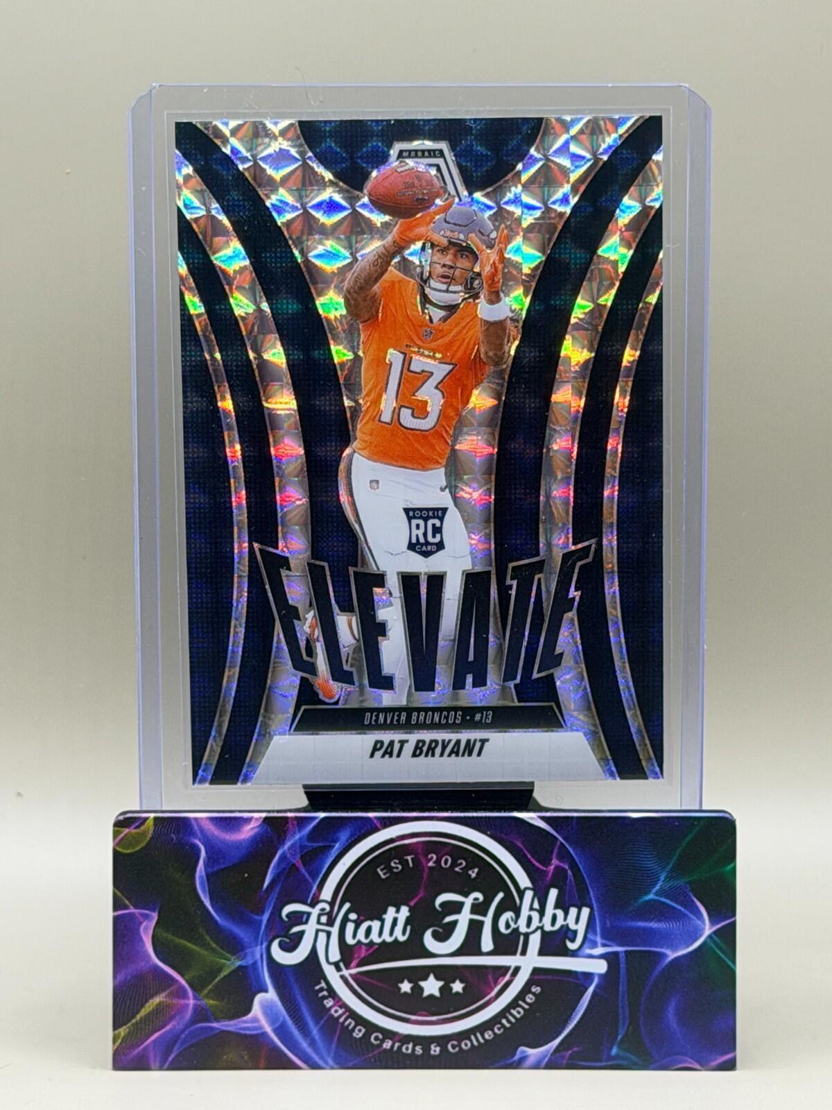 2025 Panini Mosaic Football - #4 Pat Bryant - Elevate - Silver Mosaic (RC)