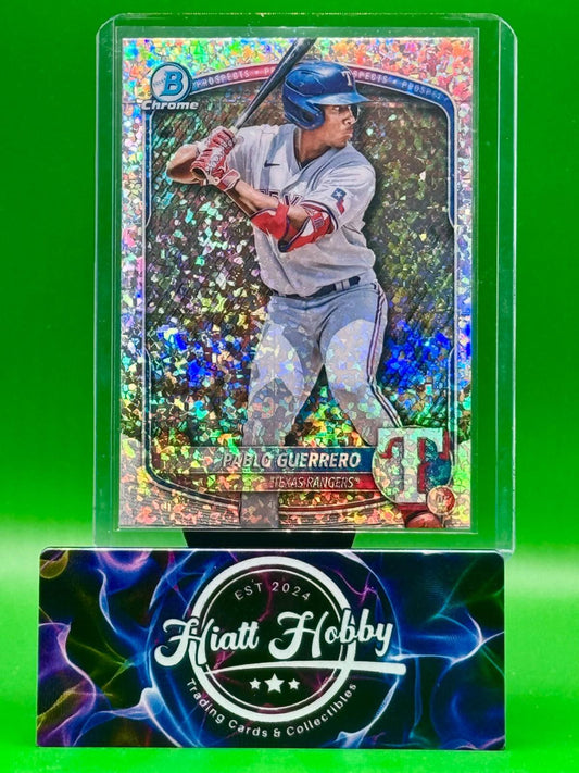 2025 Bowman Chrome - Pablo Guerrero #BCP-144 - Mini Diamond Refractor