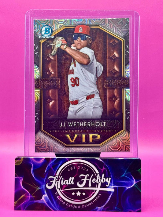 2025 Bowman Chrome - JJ Wetherholt #VIP-18 - Very Important Prospects - Mojo