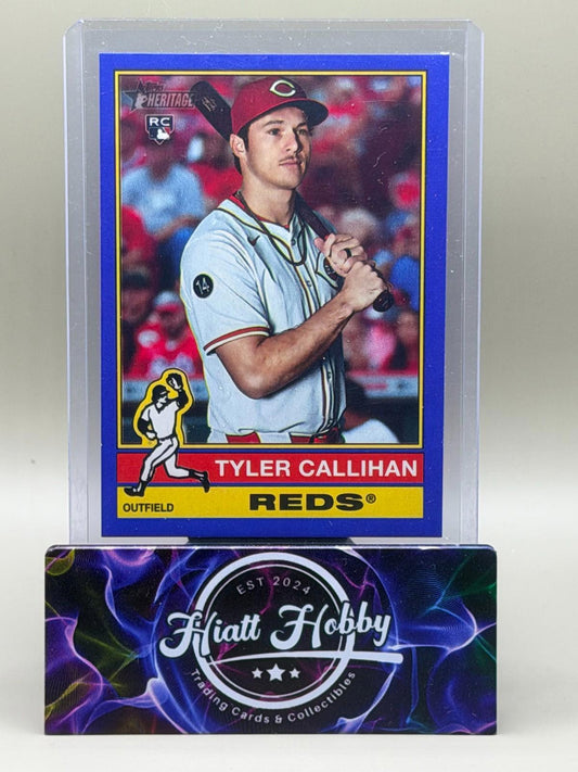 2025 Topps Heritage High Number - Tyler Callihan #603 - Dark Blue Border (RC)