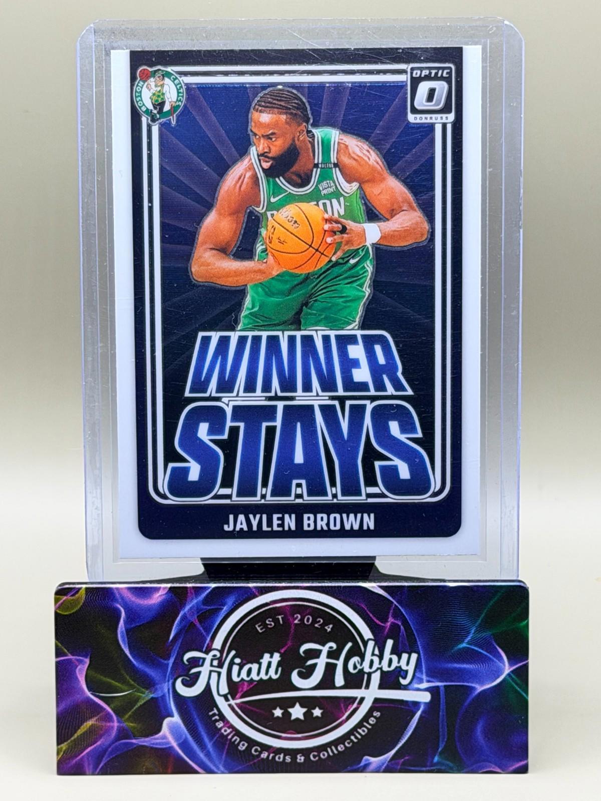 2024-25 Panini Donruss Optic - Jaylen Brown #7 - Winner Stays