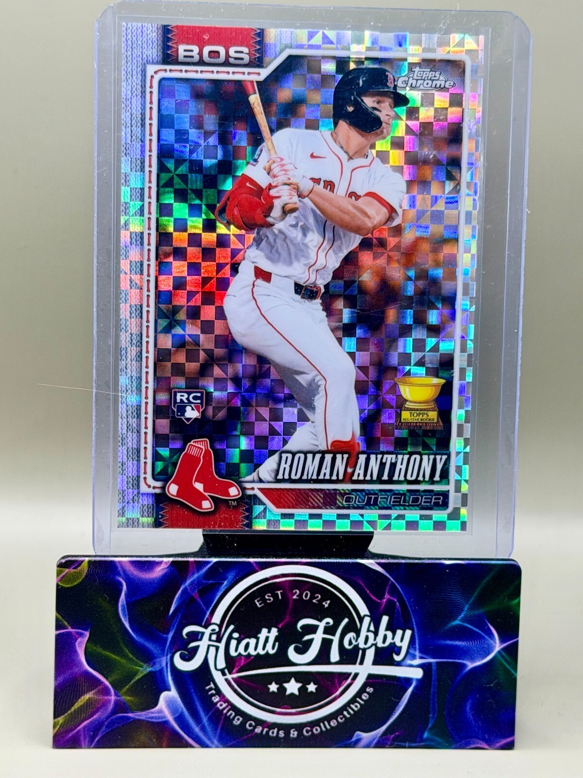 2026 Topps Chrome - #225 Roman Anthony - X-Fractor (RC)