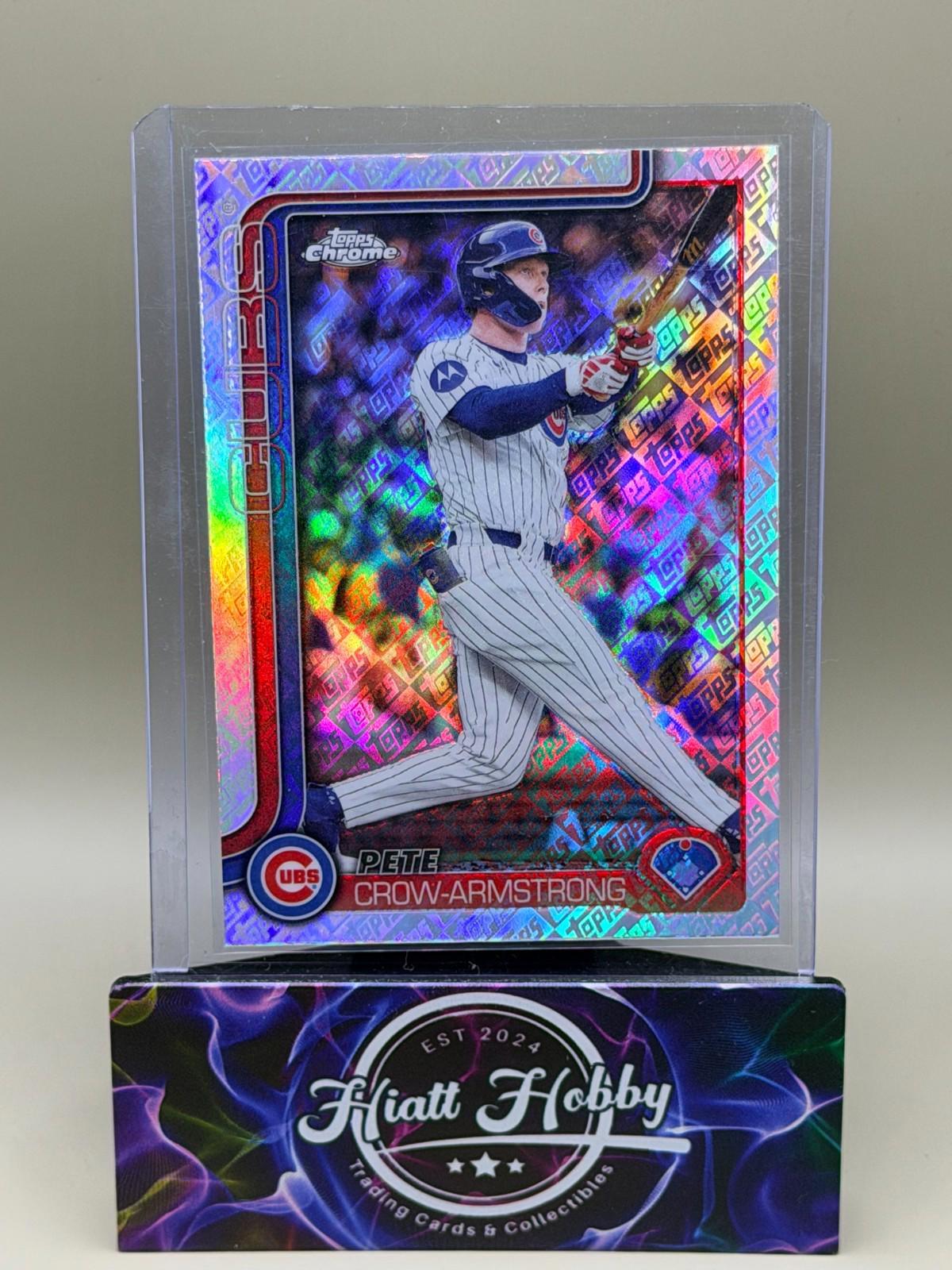 2025 Topps Chrome Update - Pete Crow-Armstrong #USC76 - Fanatics Logo Refractor