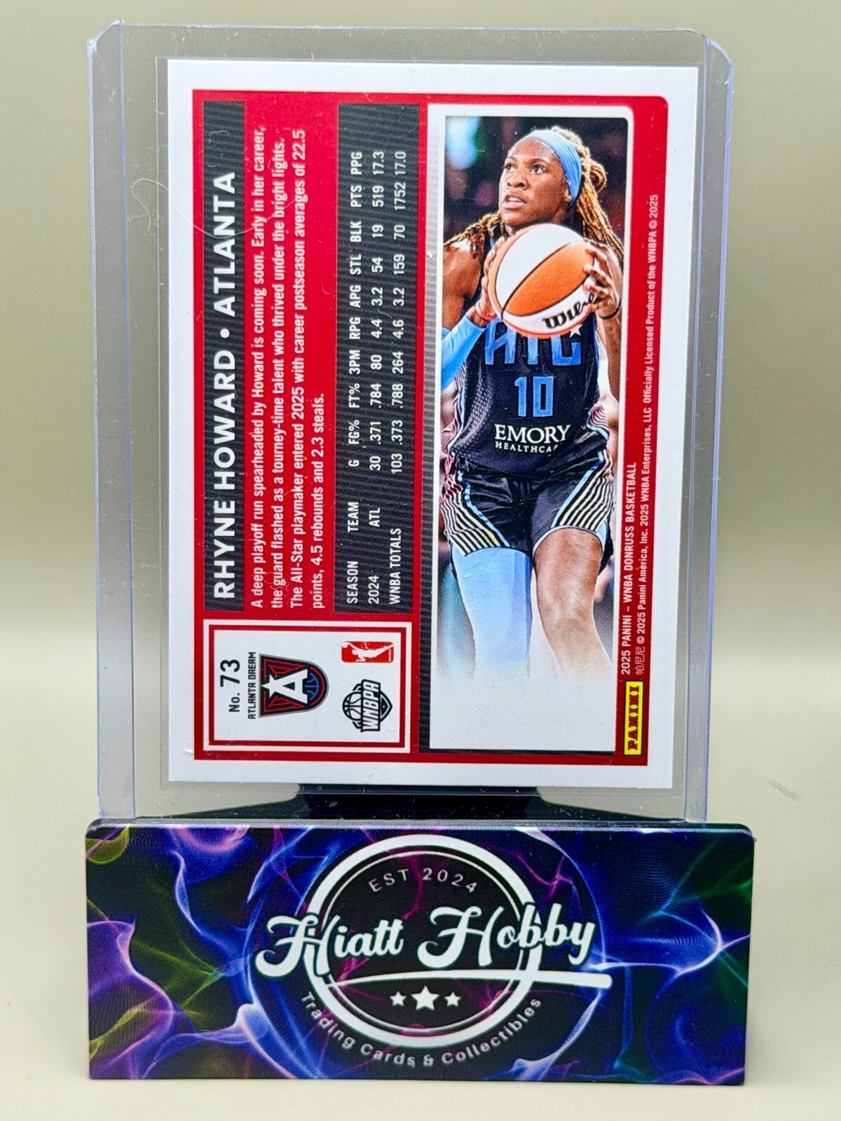 2025 Panini Donruss WNBA - #73 Rhyne Howard - Holo