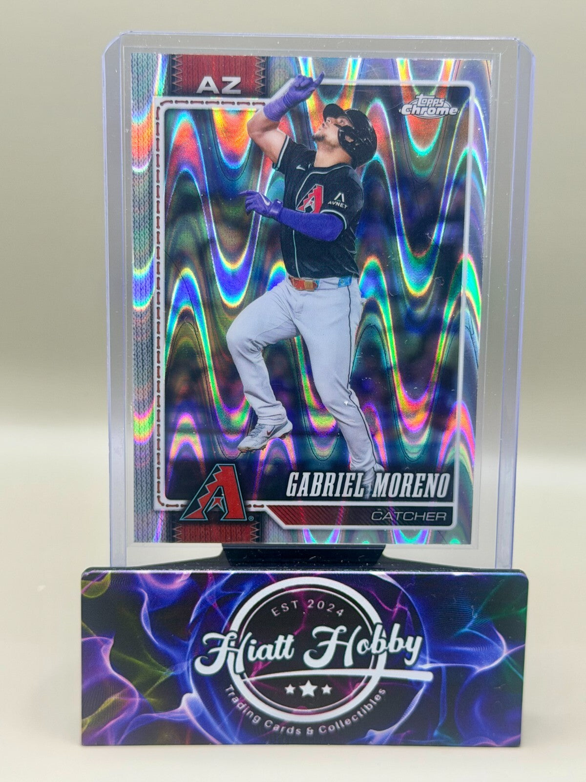2026 Topps Chrome - #92 Gabriel Moreno - Raywave Refractor