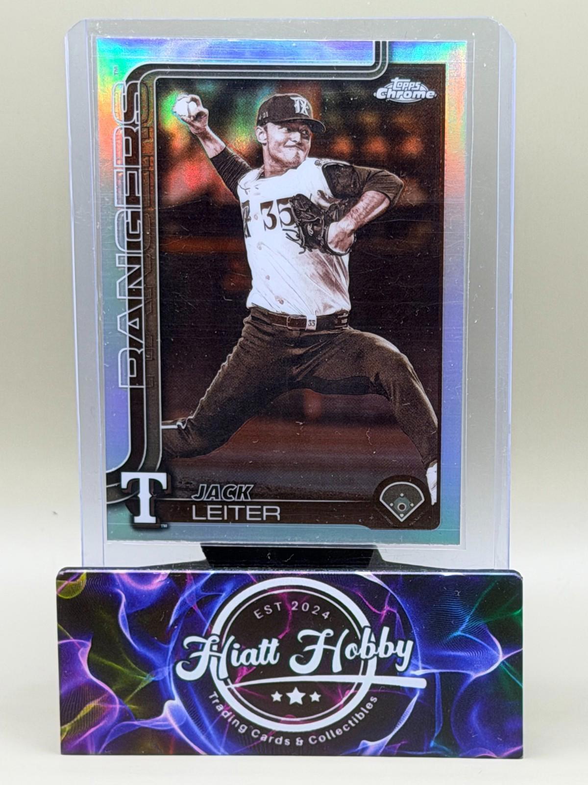 2025 Topps Chrome Update - Jack Leiter #USC42 - Sepia Refractor