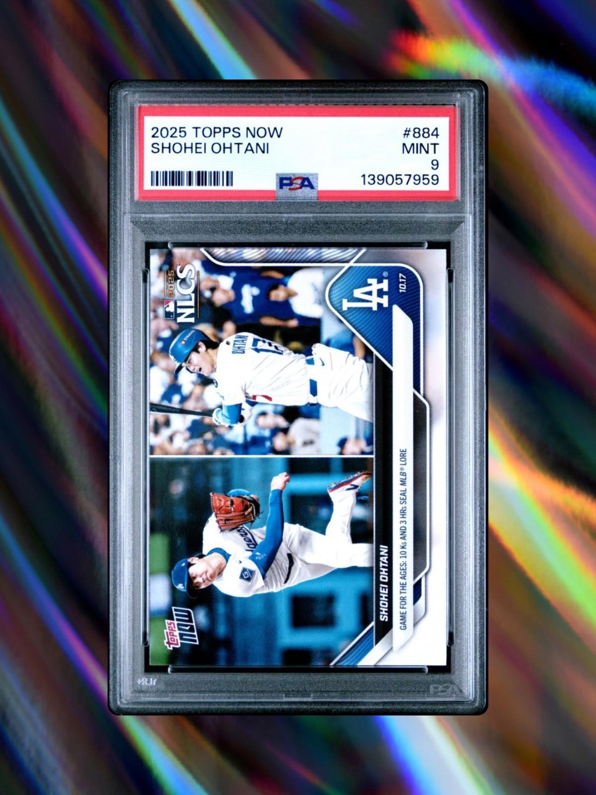 2025 Topps Now #884 Shohei Ohtani - PSA 9