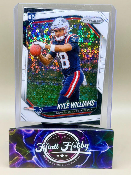 2025 Panini Prizm Football - #336 Kyle Williams - White Disco Prizm (RC)