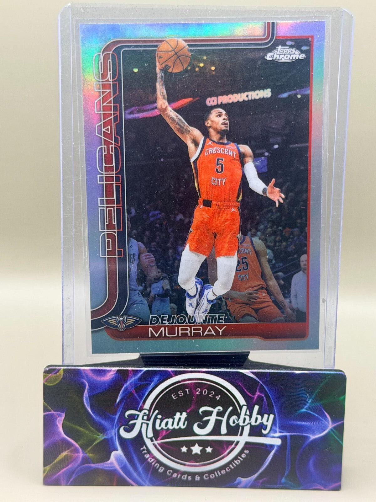 2025-26 Topps Chrome Update - #89 Dejounte Murray - Refractor