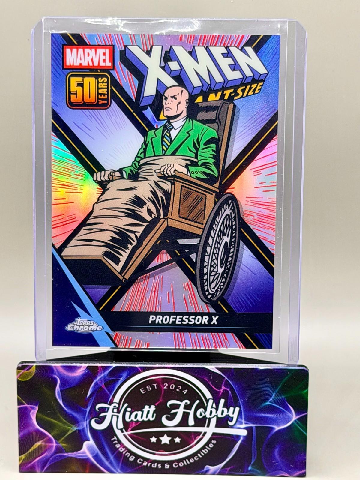 2025 Topps Chrome Marvel Comics Professor X #XM-8 - X-Men Giant-Size Anniversary