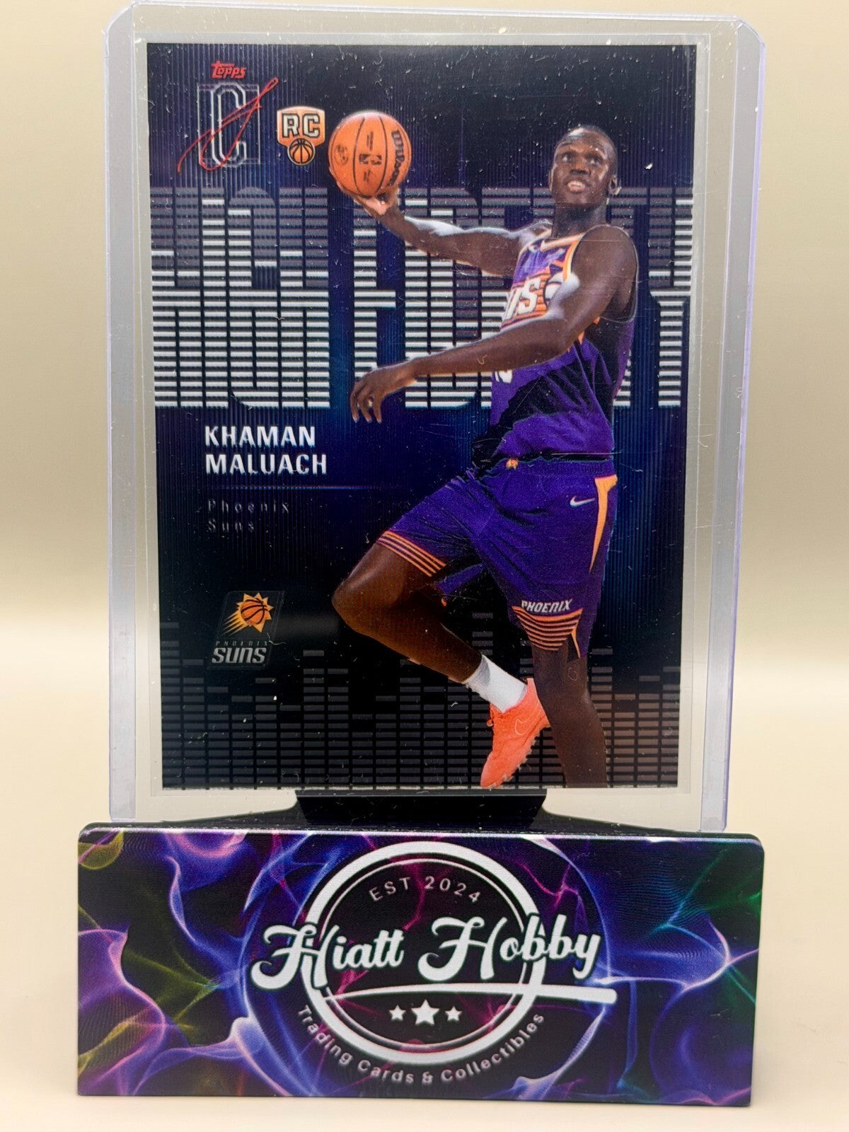 2025-26 Topps Signature Class - #HF-10 Khaman Maluach - High Fidelity (RC)