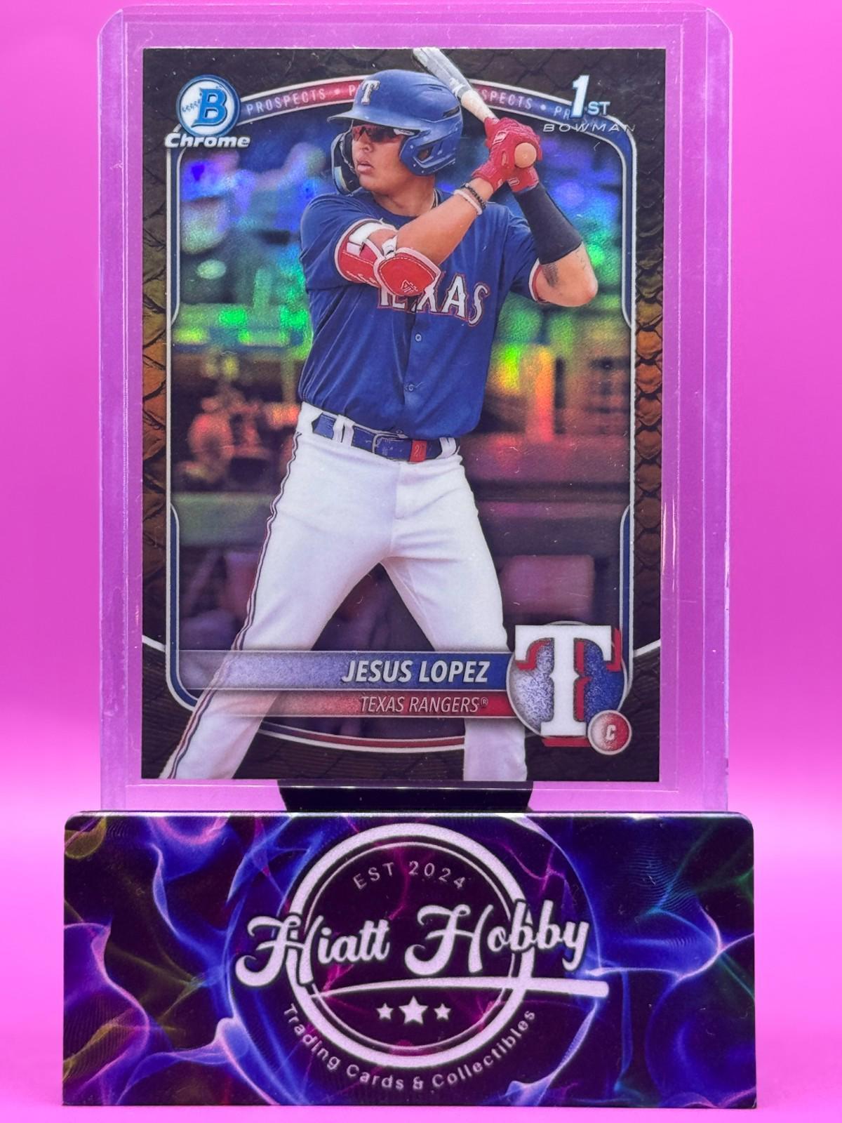 2025 Bowman Chrome - Jesus Lopez #BCP-88 - Reptillian Refractor