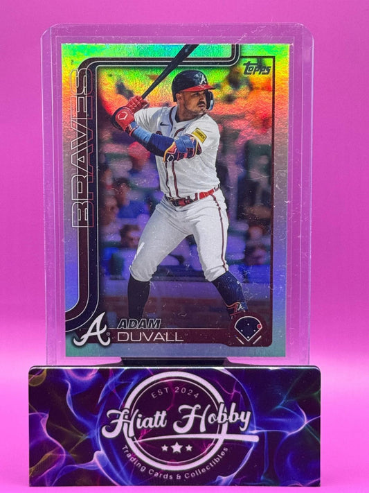 2025 Topps Series 2 - Adam Duvall #654 Rainbow Foilboard