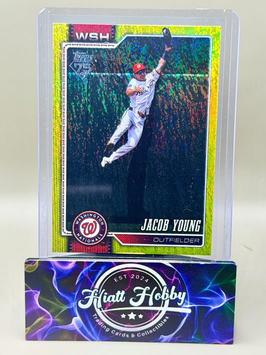 2026 Topps Series 1 - #210 Jacob Young - Yellow Holofoil /399
