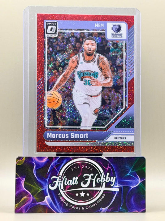 2024-25 Panini Donruss Optic - Marcus Smart #213 - Red Glitter Prizm /75