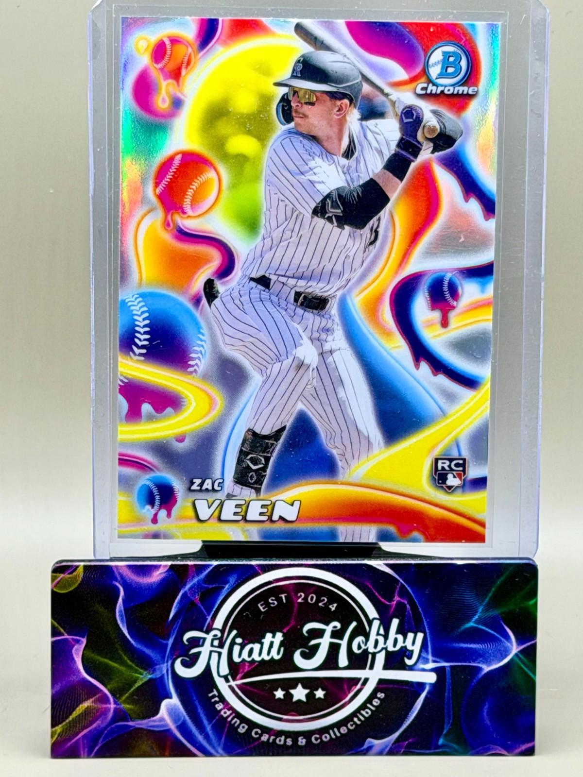 2025 Bowman Chrome - Zac Veen #MM-10 - Melt Mashers (RC)