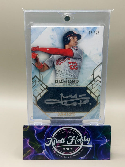 2020 Topps Diamond Icons Baseball - Juan Soto - Silver Auto /25