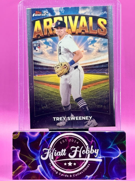 2025 Topps Finest - Trey Sweeney #A-27 - Arrivals (RC)